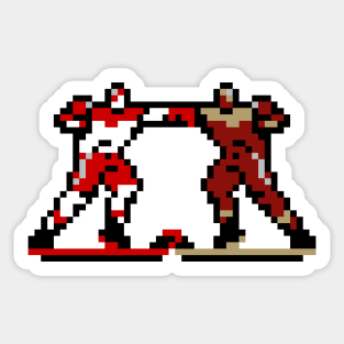 Blades of Steel - Boston Collegiate Hockey Rivalry Sticker